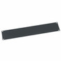 Middle Atlantic 2RU Blank Rack Panel - Steel Blank Panel - Flat Black Powder Coat - Black - 3.50" (88.90 mm) Height (Fleet Network)
