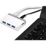 TRENDnet 4-Port USB 3.0 Compact Mini Hub with Built in USB 3.0 Cable, Plug & Play, Compatible with: Linux, Windows, Mac, Nintendo with (TU3-H4)