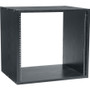 Middle Atlantic BRK Rack Cabinet - 8U Rack Height x 19" (482.60 mm) Rack Width - Black Laminate - Wood - 90.72 kg Maximum Weight (Fleet Network)