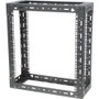 Rack Solutions 119-1755 Wall Mount Rack Frame - 9U Rack Height - Black (Fleet Network)