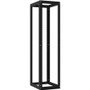 Rack Solutions Rack-111 Open Server Rack Frame - 50U Rack Height x 19" (482.60 mm) Rack Width - Black - 3000 lb (1360777.11 g) Maximum (111-1730)