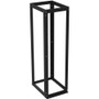 Rack Solutions 111 Open Server Rack Frame - 44U Rack Height - Black - 3000 lb (1360777.11 g) Maximum Weight Capacity (Fleet Network)
