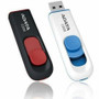 Adata 32GB Classic C008 USB 2.0 Flash Drive - 32 GB - USB 2.0 - Blue (AC008-32G-RWE)