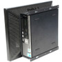 Rack Solutions 104-1965 Wall Mount for Desktop Computer - Black - Black (104-1965)