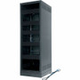 Middle Atlantic ERK Series 21RU AV Floor Standing Rack - 25in Depth Floor Cabinet - Preconfigured for Residential - 21U Rack Height x (Fleet Network)