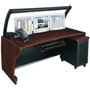 Middle Atlantic 64" LCD Monitoring Desk, DC - Rectangle Top - 63.9" (1623.31 mm) Table Top Width x 32.2" (818.90 mm) Table Top Depth - (Fleet Network)