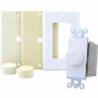 Speco 80W Impedance Matching Volume Control w/ 3 Color Plate & Knob - Rotary Dimmer - Volume Control - 80 W - Almond, Ivory, White (Fleet Network)