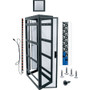 Middle Atlantic WMRK Series Enclosure - For Server - 24U Rack Height x 19" (482.60 mm) Rack Width x 33.60" (853.44 mm) Rack Depth - - (Fleet Network)