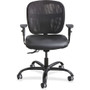 Safco Vue Intensive Use Mesh Task Chair - Polyester Seat Material - Nylon Back Material - 5-star Base - Black - 1 Each (Fleet Network)