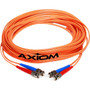 Axiom Fiber Optic Duplex Cable - 6.6 ft Fiber Optic Network Cable for Network Device - First End: 2 x MT-RJ Network - Male - Second 2 (Fleet Network)