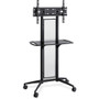 Safco Impromptu Flat Panel TV Cart - Up to 42" (1066.80 mm) Screen Support - 80 lb (36287.39 g) Load Capacity - 1 x Shelf(ves) - mm) x (Fleet Network)