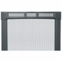 Middle Atlantic VFDA Series 25RU Vented Front Door - Curved - Black Powder Coat - 25U Rack Height - 46.72" (1186.69 mm) Height x mm) (Fleet Network)