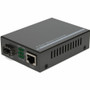 AddOn 10/100/1000Base-TX(RJ-45) to Open SFP Port Media Converter - 1 x Network (RJ-45) - Multi-mode, Single-mode - 10/100/1000Base-T, (Fleet Network)