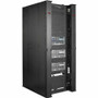 Performance, Vertical Cable Manager for 2 & 4 Post Racks, 84"H x 10"W, Single-Sided with Door - Cable Manager - Black (AR8635)