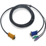 IOGEAR PS/2 KVM Cable 6 Ft - 6 ft (1.83 m) KVM Cable for KVM Switch, Keyboard/Mouse - First End: 1 x 15-pin HD-15 - Male - Second End: (Fleet Network)