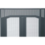 Middle Atlantic Door Panel - Black - 25U Rack Height - 21.85" (554.99 mm) Height x 46.72" (1186.69 mm) Depth (Fleet Network)