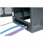 Middle Atlantic RCD Series 41RU Cable-Entry Rear Door for BGR Racks - Steel - Black - 41U Rack Height - 72.63" (1844.80 mm) Height x x (Fleet Network)