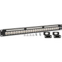 Tripp Lite 24-Port Cat6 Cat5e Patch Panel Low Profile Feed Through Rackmount RJ45 1U TAA - 24 x RJ-45 - 24 Port(s) - 24 x RJ-45 - 24 x (N250-024-LP)