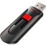 SanDisk Cruzer Glide USB Flash Drive - 64 GB - USB 2.0 - Red - 2 Year Warranty (Fleet Network)