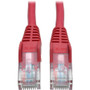 Tripp Lite series 50-ft. Cat5e 350MHz Snagless Molded Cable (RJ45 M/M) - Red - 50 ft (15.24 m) Category 5e Network Cable for Network - (Fleet Network)