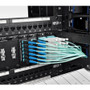 Tripp Lite series 10 Meter MTP / MPO Patch Cable, 24 Fiber, 100GbE Aqua OM3 Plenum - 32.8 ft (10 m) Fiber Optic Network Cable for - 1 (N846-10M-24-P)