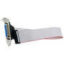 Brainboxes Low Profile LPT Printer Port Flylead - 11.8" DB-25/IDE Data Transfer Cable for Printer - First End: 1 x 25-pin DB-25 - - 1 (Fleet Network)