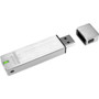 IronKey 64GB Personal D250 USB 2.0 Flash Drive - 64 GB - USB 2.0 - 29 MB/s Read Speed - 13 MB/s Write Speed - 1 Year Warranty (Fleet Network)