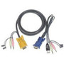 Aten KVM USB Cable with Audio - 1.8m (Fleet Network)