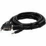 AddOn 15ft VGA Male to VGA Male Black Cable Which Includes 3.5mm Audio Port For Resolution Up to 1920x1200 (WUXGA) - 15 ft (4.57 m) - (Fleet Network)