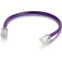 C2G 12 ft Cat6 Non Booted UTP Unshielded Network Patch Cable - Purple - 12 ft Category 6 Network Cable for Network Device - First End: (Fleet Network)