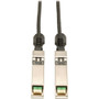 Tripp Lite series 5M (16 FT.) Black SFP+ 10Gbase-CU Twinax CopperCable - 16.4 ft (5 m) Network Cable for Network Device - First End: 1 (Fleet Network)