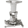 Amer Mounts Universal Ceiling Projector Mount - Silver - Supports up to 30lb load, 360 degree rotation, 180 degree tilt (Fleet Network)