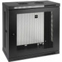 Tripp Lite series SmartRack Slim 12U Wall-Mount Rack Enclosure Cabinet - 12U Rack Height - Wall Mountable - Black - 200 lb (90718.47 (Fleet Network)
