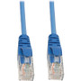 Tripp Lite series 75-ft Cat5e Plenum Rated Snagless Patch Cable, (RJ45 M/M ) - Blue - 75 ft (22.86 m) Category 5e Network Cable for - (N003-075-BL-P)