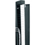 Middle Atlantic Single Cable Duct, 51 Space - Duct - Black - 51U Rack Height - 1 Pack (Fleet Network)