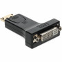 AddOn 5-Pack of DisplayPort 1.2 Male to DVI-I (29 pin) Female Black Adapters Which Requires DP++ For Resolution Up to 2560x1600 - for (DISPORT2DVIADPT-5PK)