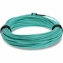 AddOn 25m MPO/UPC to MPO/UPC Aqua OM3 OFNR (Riser-Rated) 12-Strand Fiber Patch Cable - 82 ft (25 m) Fiber Optic Network Cable for - 1 (ADD-MPOMPO-25M5OM3S)