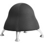Safco Runtz Ball Chair - Licorice Seat Color - Mesh Fabric Seat Material - Powder Coated Frame Color - Steel Frame Material - Black - (Fleet Network)