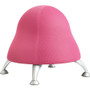 Safco Runtz Ball Chair - Bubble Gum Seat Color - Mesh Fabric Seat Material - Powder Coated Frame Color - Steel Frame Material - Pink - (Fleet Network)