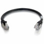C2G 3ft (0.9m) Cat6a Snagless Shielded (STP) Ethernet Network Patch Cable - Black - 3 ft (0.91 m) Category 6a Network Cable for Hub, - (00708)