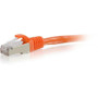C2G 25ft Cat6 Snagless Shielded (STP) Ethernet Cable - Cat6 Network Patch Cable - PoE - Orange - 25 ft (7.62 m) Category 6 Network for (Fleet Network)