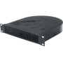 Middle Atlantic Half Rack Quiet Blower Panel - 23.60 L/s - Rack-mountable - Black - Black - 1U - 12 V DC (Fleet Network)