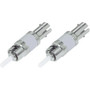 AddOn 2-Pack of 20dB fixed ST Male to ST Female OS1 SMF Simplex Fiber Attenuators - 1 x ST/PC Network Male - 1 x ST/PC Network Female (Fleet Network)