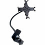 CTA Digital PAD-GCM Gooseneck Clamp Mount for iPad & Tablets 9. 7"-11" Screen ABS Plastic Flexible Positioning