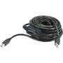 Monoprice 33ft 10M USB 2.0 A Male to B Male Active Cable - 33 ft USB Data Transfer Cable for Scanner, Printer, Camera - First End: 1 x (Fleet Network)