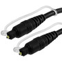 Monoprice 40ft Optical Toslink 5.0mm OD Audio Cable - 40 ft Fiber Optic Audio Cable for Audio Device - First End: 1 x Toslink Digital (6735)