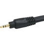 Monoprice 25ft Premium 3.5mm Stereo Male to 2RCA Male 22AWG Cable (Gold Plated) - Black - 25 ft (7.62 m) Mini-phone/RCA Audio Cable - (5601)