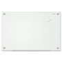 Quartet Infinity Magnetic Glass Board - 18" (457.20 mm) Board Height x 24" (609.60 mm) Board Width - White Glass Surface - Shatter - 1 (Fleet Network)