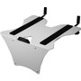 Amer Mounts Notebook Mounting Tray. Compatible with VESA 100x100mm - Includes Extendable Arms for Larger Notebooks and Laptops (Fleet Network)