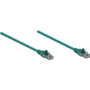 Intellinet Network Patch Cable, Cat6, 5m, Green, CCA, U/UTP, PVC, RJ45, Gold Plated Contacts, Snagless, Booted, Lifetime Warranty, - 6 (Fleet Network)
